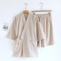 Japanese Tie Up Kimono Robes Pajamas