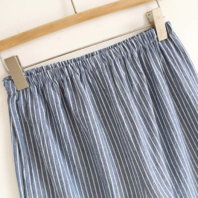 Japanese Tie Up Kimono Robes Pajamas