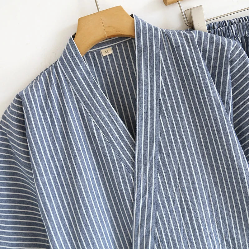 Japanese Tie Up Kimono Robes Pajamas