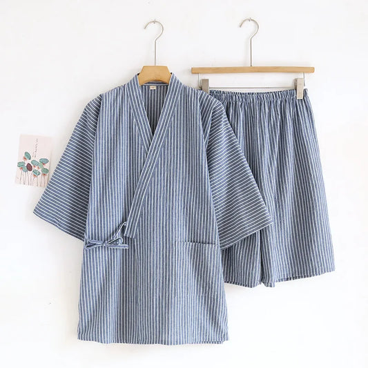 Japanese Tie Up Kimono Robes Pajamas