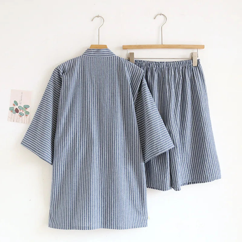 Japanese Tie Up Kimono Robes Pajamas